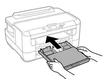 loading envelopes cassette insert paper epson printers support source