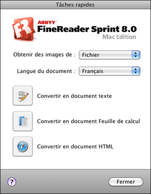 Numerisation A L Aide D Un Logiciel De Reconnaissance Optique Des Caracteres Roc Mac Os X