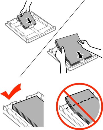 Loading Paper for Documents in the Cassette