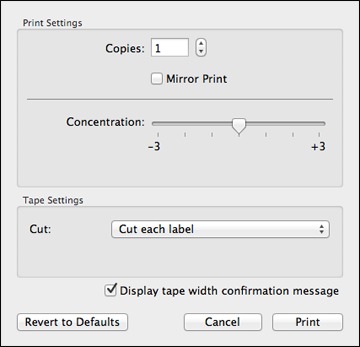 Printing Labels With Label Editor Lite