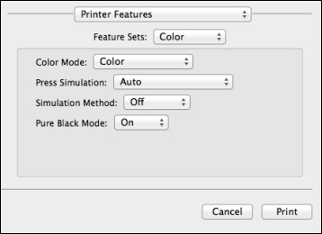 Selecting Basic Print Settings - PostScript Printer Software - OS X