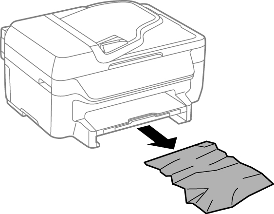 Epson wf 3520 document feeder paper jam error fix   