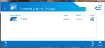 Connecting For Screen Mirroring Using Windows 7 Windows 8