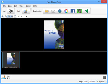 Scanning Using Easy Photo Scan