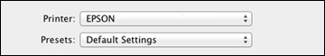 Selecting Basic Print Settings - OS X