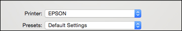 Selecting Basic Print Settings - OS X