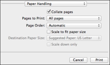 Sizing Printed Images - PostScript Printer Software - OS X