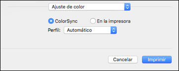 Cómo gestionar los colores - Software de impresión PostScript - OS X
