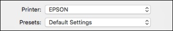 Selecting Basic Print Settings - OS X
