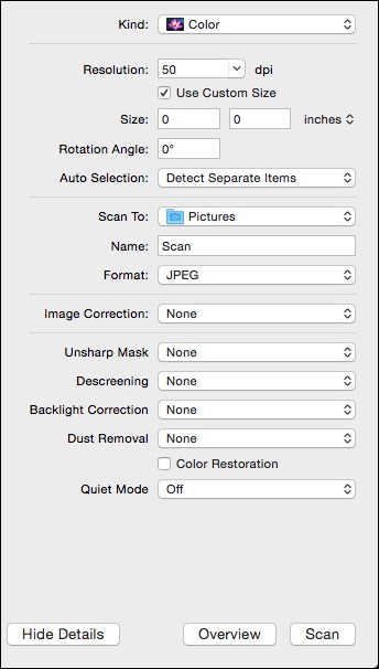 install epson scanning software mac