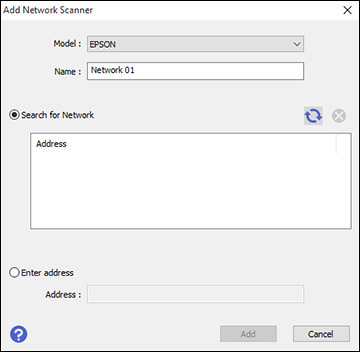 Setting Up Network Scanning