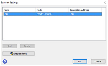 Setting Up Network Scanning