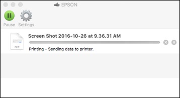 Checking Print Status - Mac