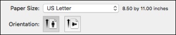 Selecting Page Setup Settings - PostScript Printer Software - Mac