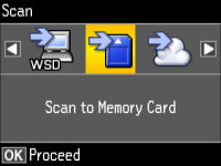 Starting a Scan Using the Product Control Panel