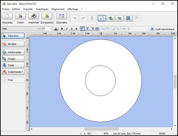 Lancement d'Epson Print CD - Windows