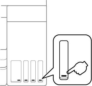 Checking Ink Levels on Your Product