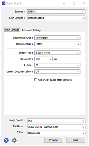 Epson scan mac os