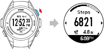 Reviewing Activity Data on Your Watch