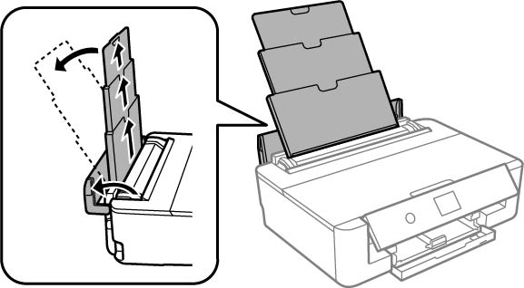 How to Print Using Rear Paper Feed (Epson XP-720,XP-820,XP-860,XP