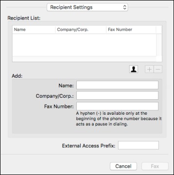 how to fax from mac