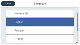 Changing LCD Screen Language