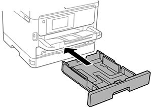 Loading Paper in the Cassette