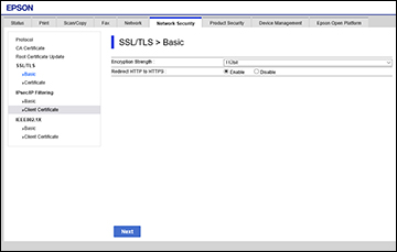Configuring SSL/TLS Settings