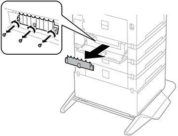 Replacing the Rollers for Paper Cassettes 2 to 4