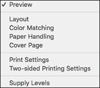 Selecting Basic Print Settings - Mac