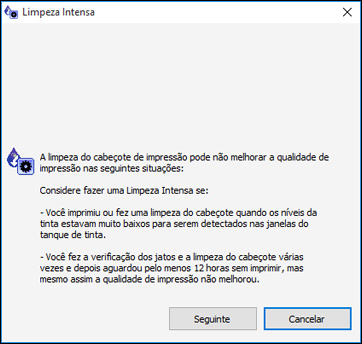Execução de uma Limpeza intensa usando um utilitário do computador