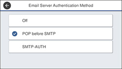 Configuring Email Server Settings
