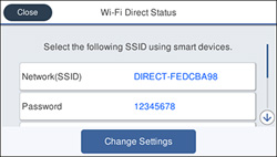 Enabling Wi-Fi Direct Mode
