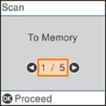 Control Panel Scan Button Starting a Scan Using the Product Control Panel