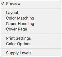 Selecting Basic Print Settings - Mac
