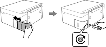 Sostituzione contenitore di manutenzione Epson XP-3105