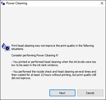 epson l3110 nozzle cleaning