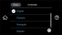 Changing LCD Screen Language