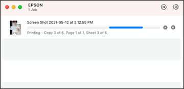 Checking Print Status - Mac