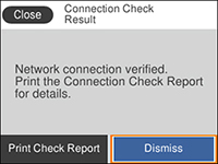 Printing a Network Connection Report