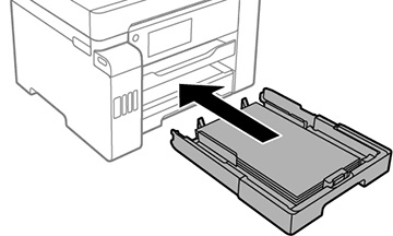 Loading Paper in the Cassettes