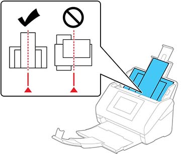 Loading Multiple Sizes of Originals in the Input Tray