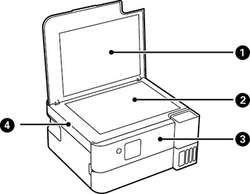 Scanner Unit Part Product Parts - Inside