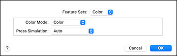 Selecting Basic Print Settings - PostScript Printer Software - Mac