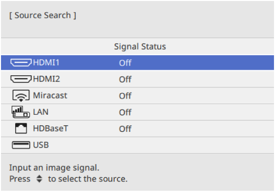 Selecting an Image Source