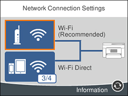 Connecting epson deals printer to wifi