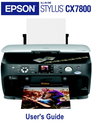 EPSON STYLUS CX7800 MANUAL PDF