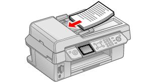 Place Documents in the Automatic Document Feeder