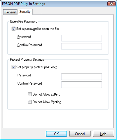 How do i password protect a scanned pdf file