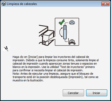 Cómo limpiar el cabezal de impresión con una utilidad de la computadora